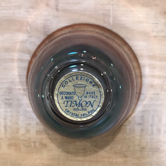 Italian “Timon” Crystal Glasses - Picture 2 of 5